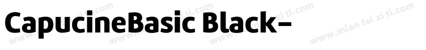 CapucineBasic Black字体转换